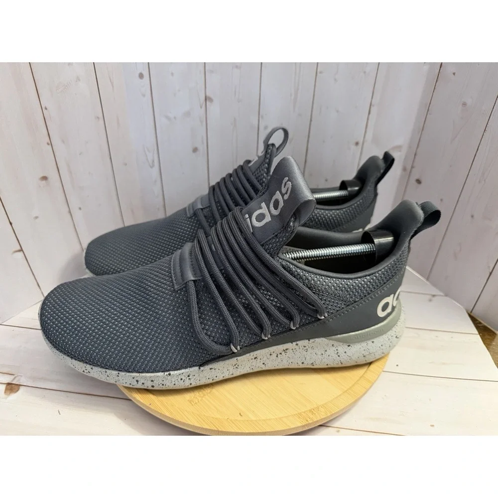 adidas Lite Racer Adapt 3.0 Men's Size 12 Gray Carbon Speckled FZ0953 Slip On